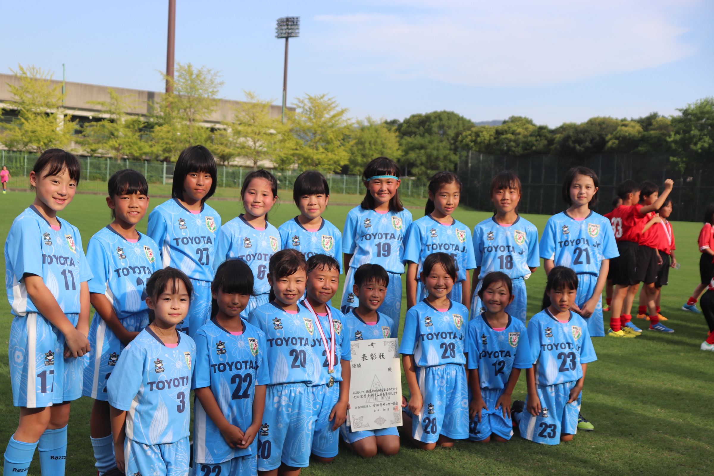 優秀選手掲載 19年度 第28回 愛知少女サッカー大会 U 10 優勝は豊田レディースjr ジュニアサッカーnews