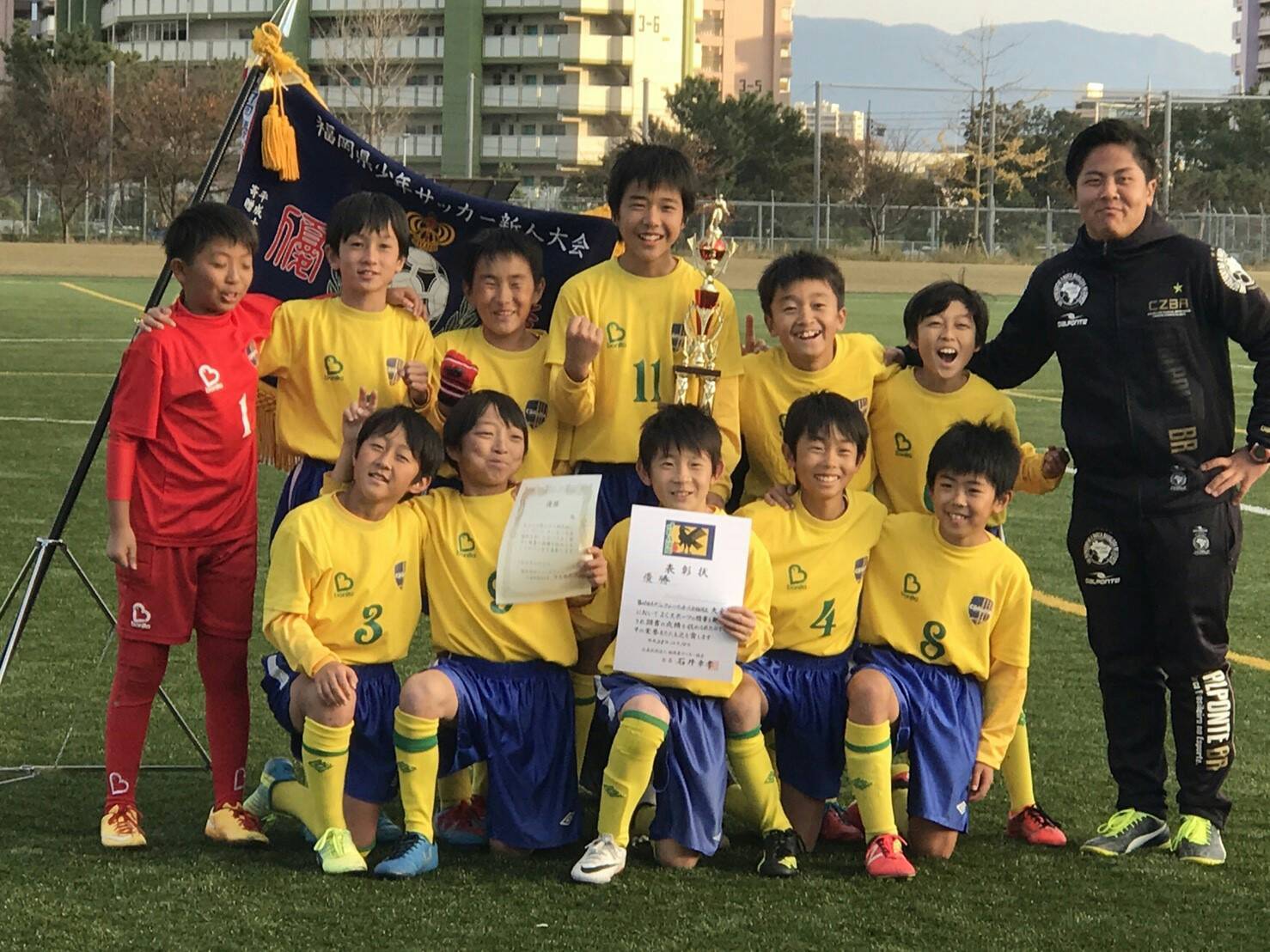 16年度 第28回九州ジュニア U 11 サッカー大会福岡県大会結果速報 優勝は油山カメリア ジュニアサッカーnews