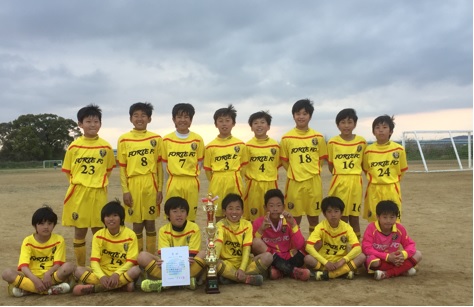 17年度 和歌山つつじカップ 17 Spring U 12 優勝はフォルテfc ジュニアサッカーnews