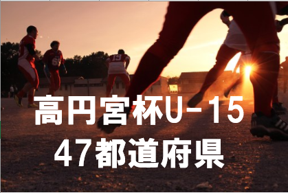 18高円宮u 15 ユース U 15 サッカー選手権大会 代表決定戦 プレーオフ 11 18ついに全代表決定します 47都道府県別 ジュニアサッカーnews