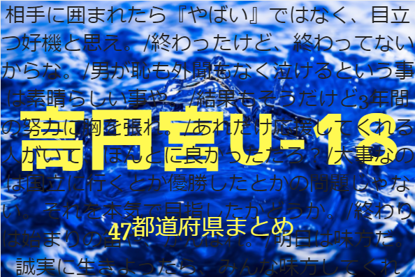 18年度高円宮u 18 昇格をかけての軌跡 47都道府県別 ジュニアサッカーnews 18年度高円宮u 18 昇格をかけての軌跡 47都道府県別 ジュニアサッカーnews