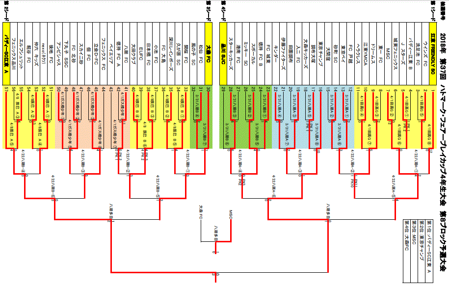 18年度 第37回ハトマークフェアプレーカップ東京都第8ブロック予選 優勝はバディーsc江東a ジュニアサッカーnews