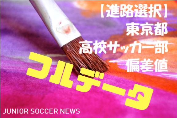 東京都 高校サッカー部情報 偏差値別一覧 フルデータ ジュニアサッカーnews