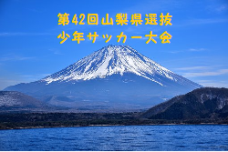 2018年度 第42回山梨県選抜少年サッカー大会 峡中TCXが4年ぶり優勝!
