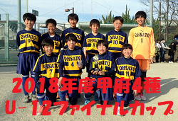18年度 甲府4種u 12ファイナルカップ 山梨県 優勝は大里サッカースポーツ少年団 ジュニアサッカーnews 18年度 甲府4種u 12ファイナルカップ 山梨県 優勝は大里サッカースポーツ少年団 ジュニアサッカーnews