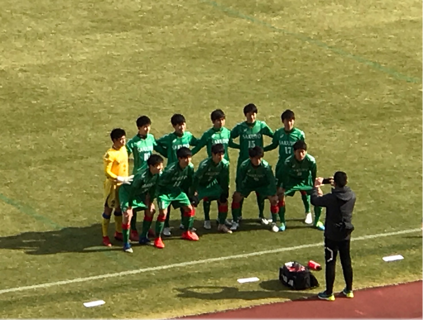 18年度 岡山県高校サッカー新人大会 兼 第11回中国高校サッカー新人大会県大会 優勝は作陽 お写真いただきました ジュニアサッカーnews