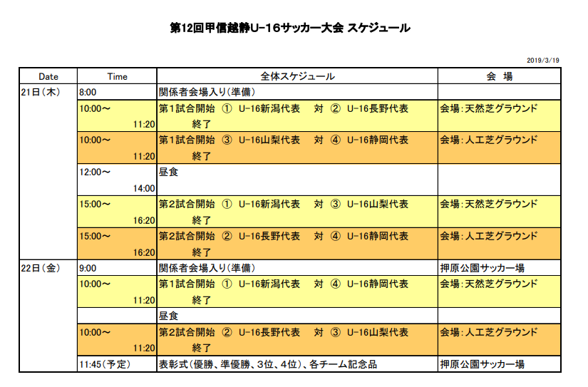 2018年度　第39回　町田招待選抜少年サッカー大会【東京】　3/23,24結果情報お待ちしています！