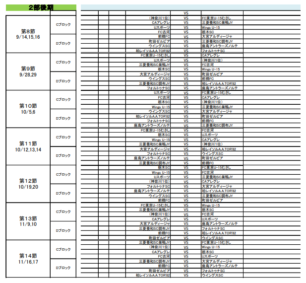 第6回 19 関東ユース U 13 サッカーリーグ 1部aはfc Lavida 1部bはfc東京u 15深川が優勝 12 22全日程終了 ジュニアサッカーnews
