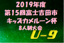 優勝は御坂SSS 大会情報募集中 富士吉田市キッズカメルーン杯 U9 | 2019年度 第15回富士吉田市キッズカメルーン杯 8人制大会 U9