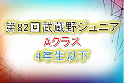 19年度 第回武蔵野ジュニアaクラス4年生以下 埼玉 優勝は長鶴 ジュニアサッカーnews