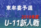 第6回 2019 関東ユース（U-13）サッカーリーグ 1部AはFC LAVIDA,1部BはFC東京U-15深川が優勝！12/22全日程終了！