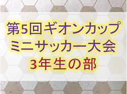 2019年度 第5回ギオンカップミニサッカー大会 3年生の部 (神奈川県) 優勝はミハタSC!情報ありがとうございます!