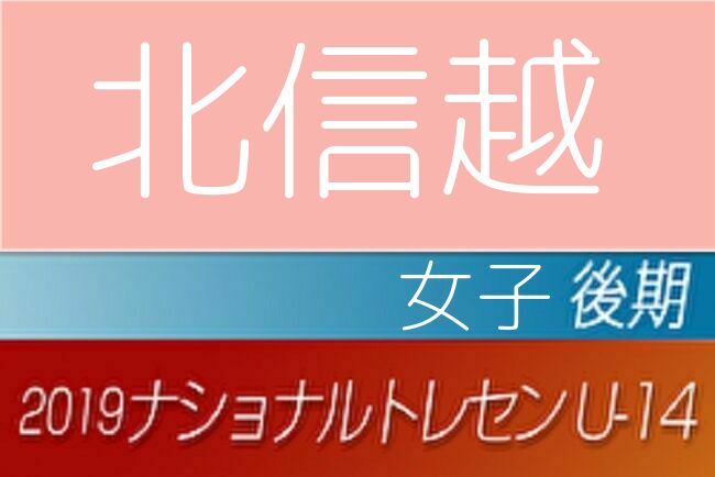 福井少年サッカー応援団 みんなのnews 福井から1名選出 女子 ナショナルトレセンu 14 後期 北信越参加者メンバー発表