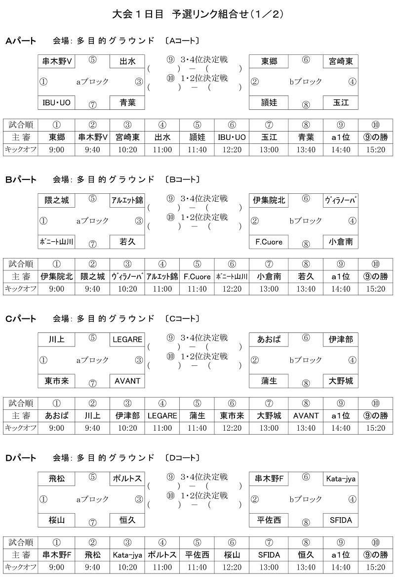 大会中止 19年度 第35回串木野さのさ杯4年生以下サッカー大会 鹿児島 ジュニアサッカーnews 大会中止 19年度 第35回串木野さのさ杯4年生以下サッカー大会 鹿児島 ジュニアサッカーnews