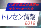 2019年度 第42回兵庫県都市対抗選抜少年サッカー大会（神戸市トレセンU-11）出場選手 兵庫