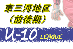 2020年度 東三河地区U-10サッカーリーグ  (愛知県) 2部BはFC豊川が優勝！3/21発表分までの結果掲載！