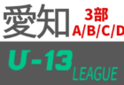 【2/7まで中止】2020年度 愛知県U-13サッカーリーグ<TOP/1部/2部>1/11結果更新!入力ありがとうございます!