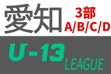 【2/7まで中止】2020年度  愛知県U-13サッカーリーグ＜3部＞1/11結果更新！入力ありがとうございます！