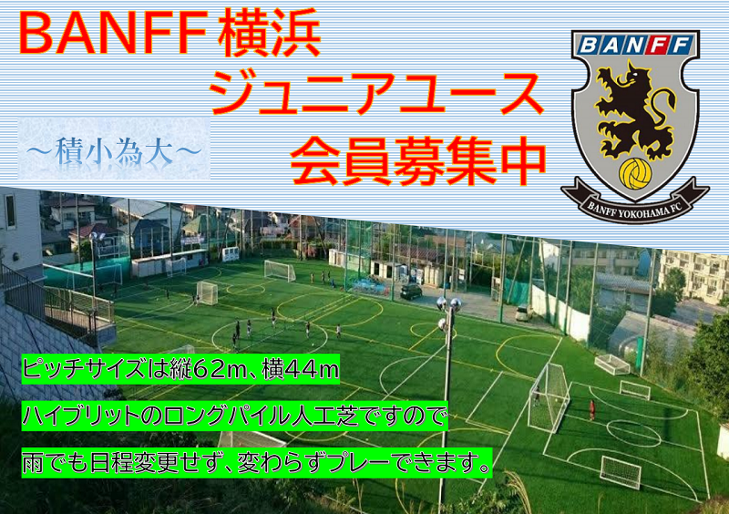 Banff横浜ジュニアユース セレクション9 22他 21年度 神奈川県 ジュニアサッカーnews