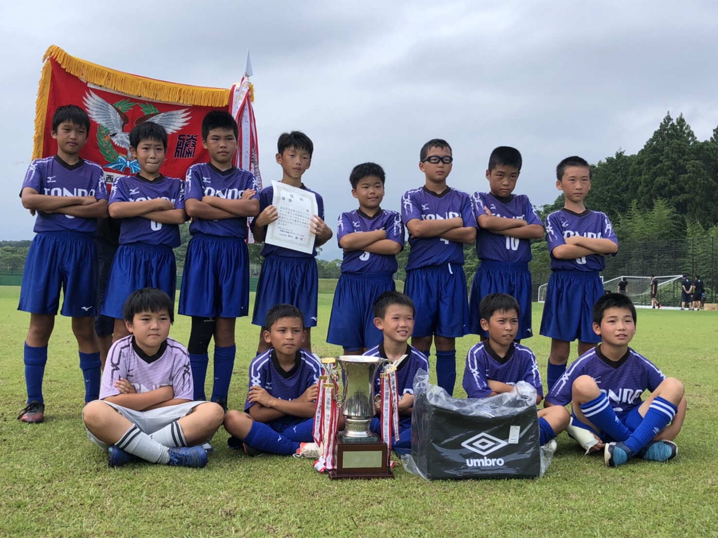 第9回アンブロカップu12 U10第22回西都市長旗少年サッカー大会 優勝はu12富田sss U10フェニックスfc 宮崎県 ジュニア サッカーnews