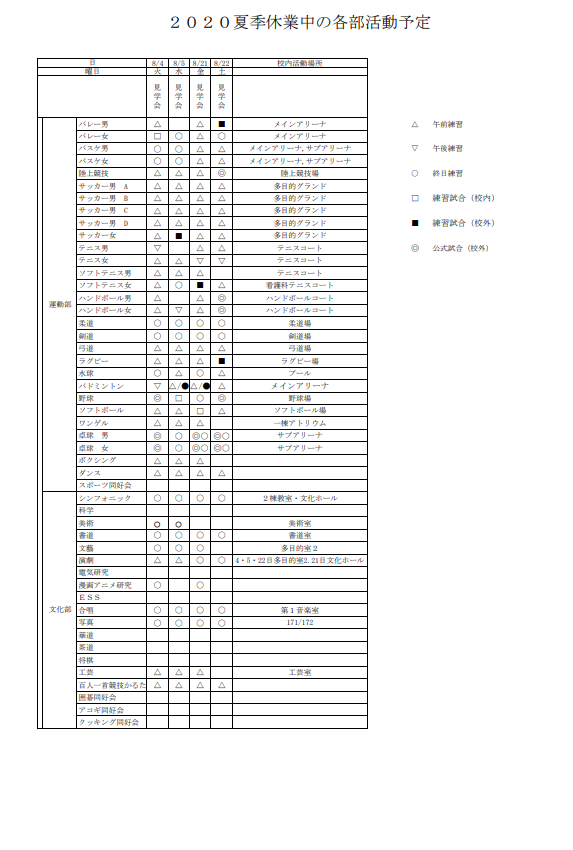 幕張総合高校 部活動 校舎見学会 8 4 5 21 22開催 年度 千葉県 ジュニアサッカーnews