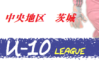 2020年度 JFA U-11サッカーリーグin茨城 中央地区  結果判明分を掲載　続報をお待ちしております