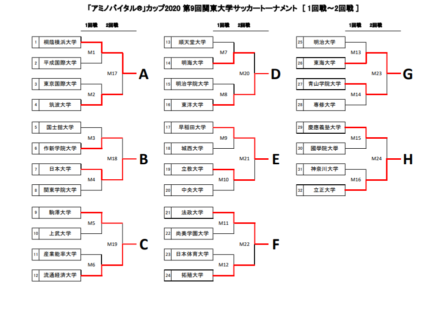 アミノバイタル カップ 第9回関東大学サッカートーナメント大会 優勝は流通経済大学サッカー部 初 流経 早稲田 日大 東洋 東海の5チームが全国大会出場決定 ジュニアサッカーnews