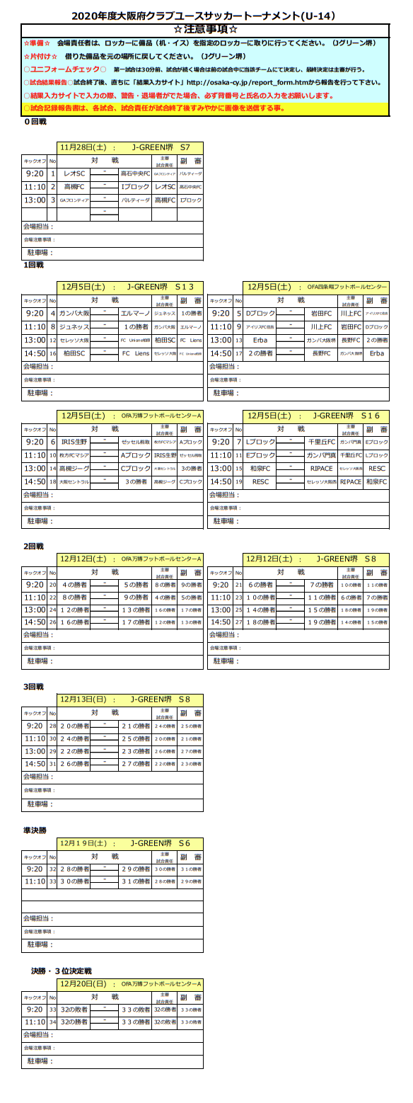 年度 大阪府クラブユースサッカートーナメント U 14 優勝はガンバ大阪 ジュニアサッカーnews