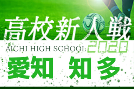 【2/7まで中止・開催未定】2020年度 愛知県高校新人体育大会 サッカー競技 新人戦  知多支部予選 1/9結果掲載！
