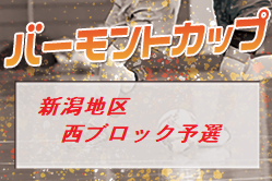 2020年度 JFAバーモントカップ第31回全日本少年フットサル大会  新潟地区西ブロック予選  優勝はClub F3！県大会進出決定