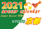 2021年度　サッカーカレンダー【関西】年間スケジュール一覧
