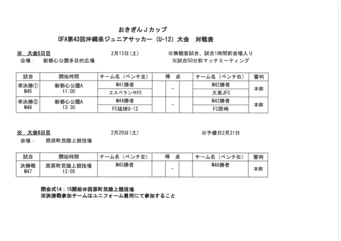 おきぎんjカップofa第43回沖縄県ジュニア8人制サッカー U 12 大会 決勝は2 エスペランサfc Vs Fc琉球 ジュニアサッカーnews Football Plaza Jp おきぎんjカップofa第43回沖縄県ジュニア8人制サッカー U 12 大会 決勝は2 エスペランサfc Vs Fc琉球 ジュニアサッカーnews Football Plaza Jp