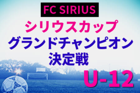 年度 第1回 シリウスカップu 12 グランドチャンピオン決定戦 愛知 優勝はnagoya Ss ジュニアサッカーnews