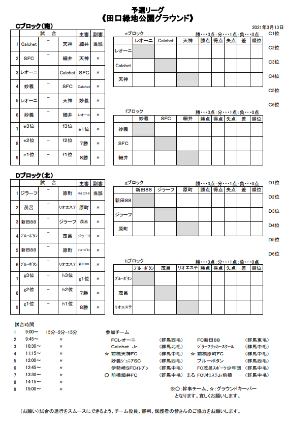 年度 第16回ドリームカップ争奪5年生サッカー大会 群馬 最終順位情報募集 ジュニアサッカーnews