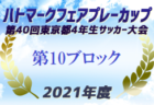 2021年度ハトマークフェアプレーカップ第40回 東京 4年生サッカー大会 14ブロック　優勝はJACPA！