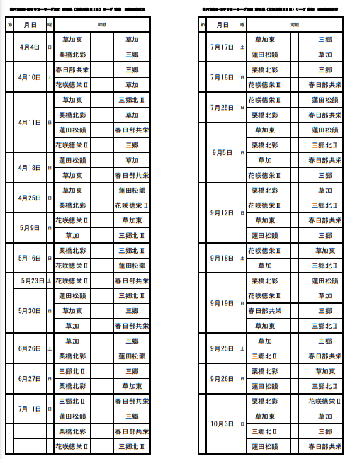 高円宮杯u 18サッカーリーグ21埼玉 東部支部 8 17までの判明分結果更新 次回8 31 ジュニアサッカーnews 高円宮杯u 18サッカーリーグ21埼玉 東部支部 8 17までの判明分結果更新 次回8 31 ジュニアサッカーnews