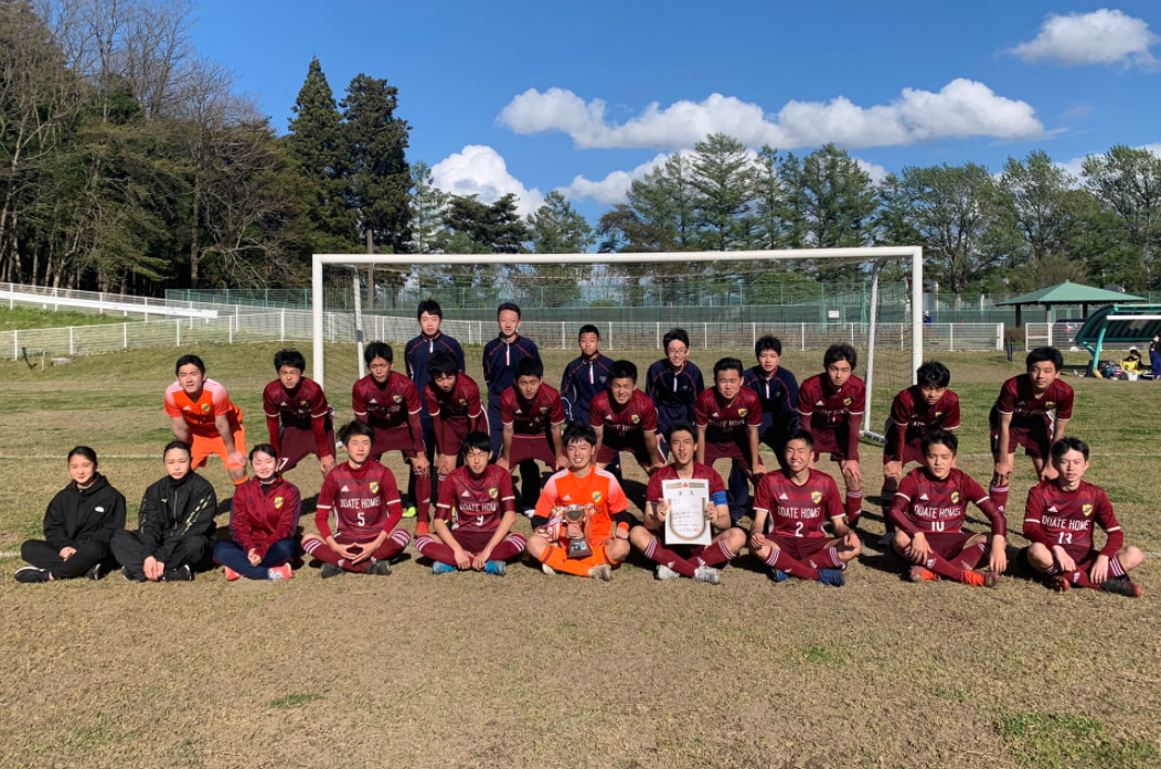 優勝チーム写真掲載 21年度 秋田県高体連 県北総体サッカー競技 優勝は大館鳳鳴高校 ジュニアサッカーnews