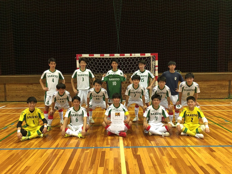 21年度jfa第8回全日本u 18フットサル大会岡山県予選会 優勝は作陽高校 ジュニアサッカーnews