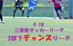 2021年度 U-18 三重県サッカーリーグ3部下チャンスリーグ　延期のまま大会終了