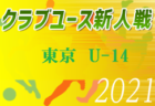 【大会中止】2021年度 第23回東京都クラブユースサッカーU-17選手権　1/23以降の試合が延期から中止となりました