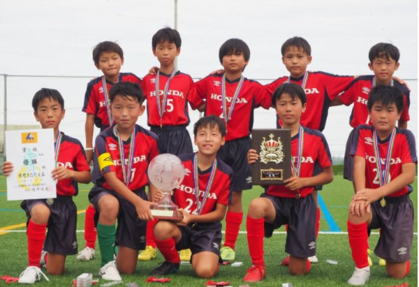 優勝チーム写真掲載 21年度 第22回 遠鉄ストアカップu 11 静岡 優勝はhonda Fc ジュニアサッカーnews