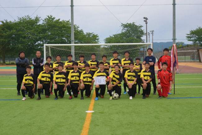 優勝チーム写真掲載 21年度 第58回中津市中学校総合体育大会 大分 優勝は豊陽中 ジュニアサッカーnews