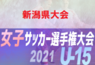 2021年度 高円宮杯JFA第33回全日本U-15サッカー選手権大会福島県大会　優勝はいわきFC！東北大会進出！