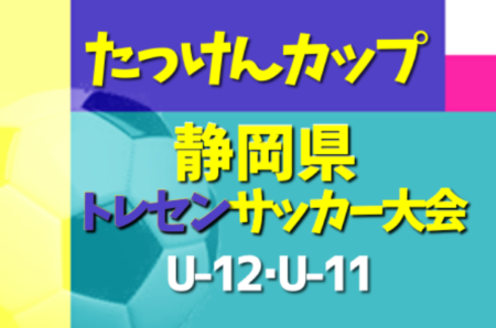 【大会中止】2021年度 たっけんカップ 第15回静岡県トレセンサッカー大会(男子U12･U11)   10/10開催