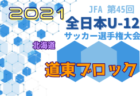 DOHTO ジュニアユース セレクション10/2開催！ 2022年度 北海道