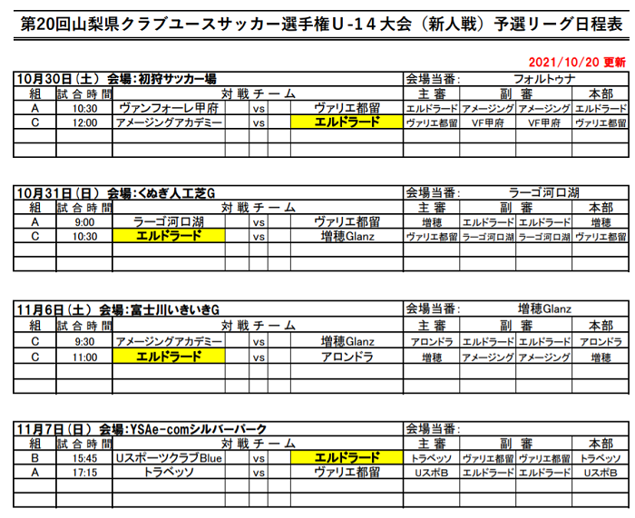 21年度 山梨県クラブユースu 14選手権大会 新人戦 優勝はヴァンフォーレ甲府 ジュニアサッカーnews