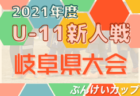 【大会中止】2021年度　第54回中日旗争奪岐阜県少年サッカー選手権（U-12）岐阜県大会　2/19,20開催！組み合わせ掲載！