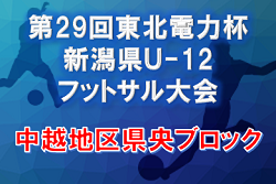 2021年度 第29回東北電力杯新潟県Ｕ-12 フットサル大会 【中越地区県央予選】優勝は見附FC！