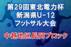 2021年度 第29回東北電力杯新潟県Ｕ-12フットサル大会 【中越地区長岡予選】優勝は長岡JYFC！