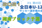 2021年度　JFA第45回全日本U-12選手権滋賀県大会 湖北ブロック第4代表決定戦　県大会出場は南郷里FV！